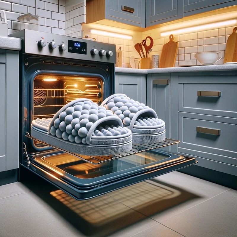 烤出來(lái)的拖鞋